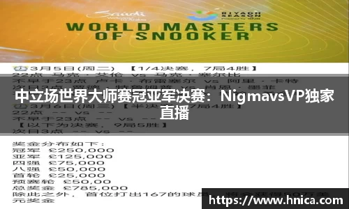 中立场世界大师赛冠亚军决赛：NigmavsVP独家直播